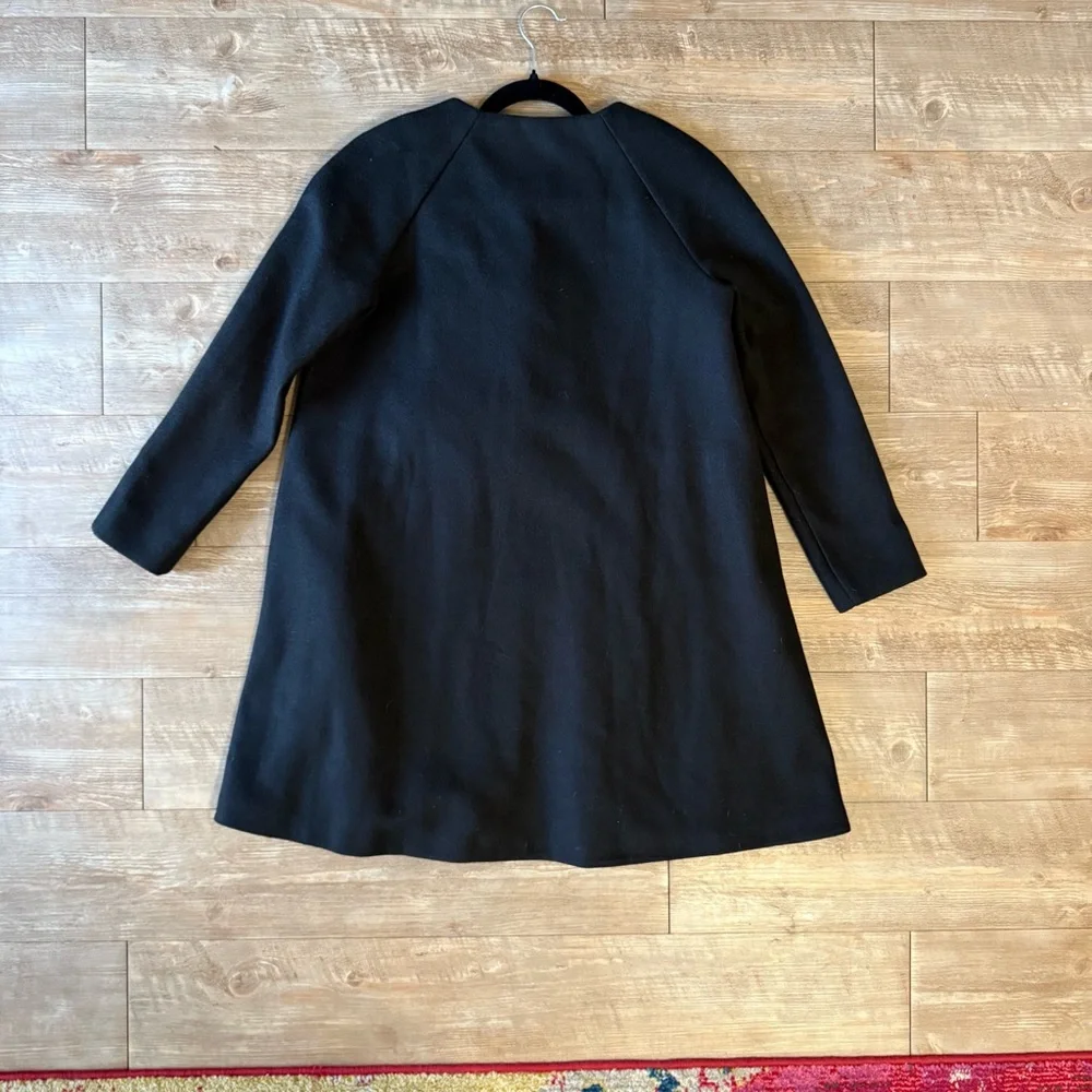 Tuckernuck Black Crepe Blair Bow Coat Dress | Small - Picture 4 of 4